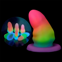 3.42in-7.2in Fantasy Small Silicone Soft Butt Plug Dildo For Anal Massage