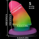 3.42in-7.2in Fantasy Small Silicone Soft Butt Plug Dildo For Anal Massage