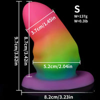 3.42in-7.2in Fantasy Small Silicone Soft Butt Plug Dildo For Anal Massage