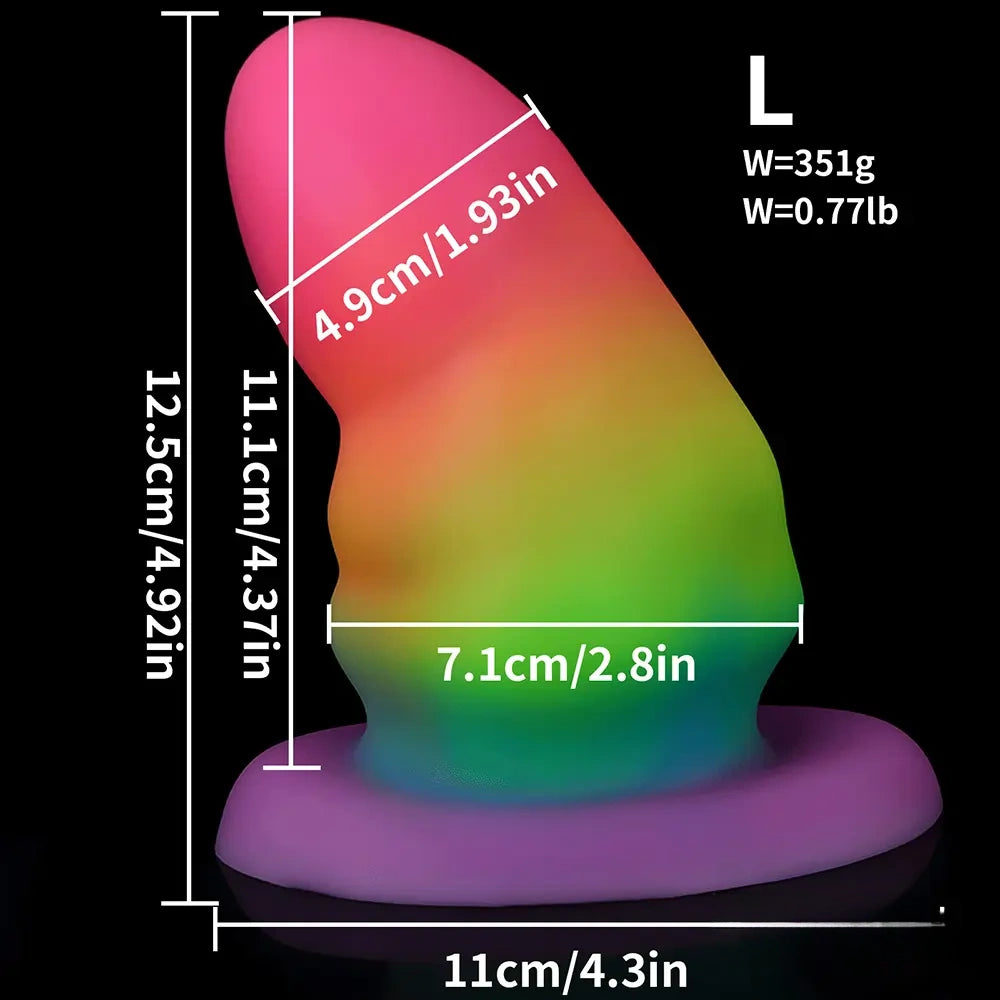 3.42in-7.2in Fantasy Small Silicone Soft Butt Plug Dildo For Anal Massage