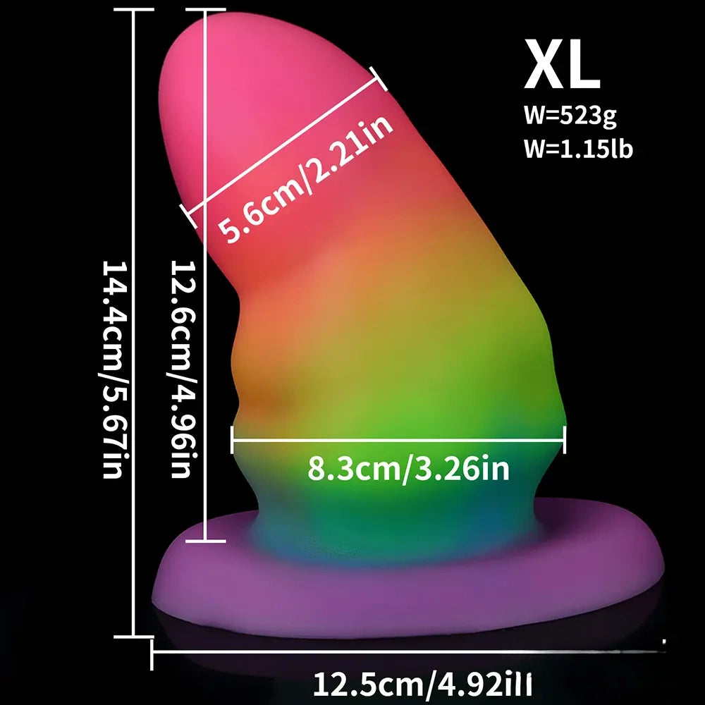 3.42in-7.2in Fantasy Small Silicone Soft Butt Plug Dildo For Anal Massage