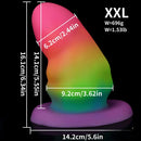 3.42in-7.2in Fantasy Small Silicone Soft Butt Plug Dildo For Anal Massage