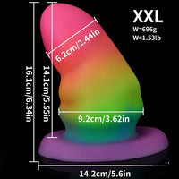 3.42in-7.2in Fantasy Small Silicone Soft Butt Plug Dildo For Anal Massage