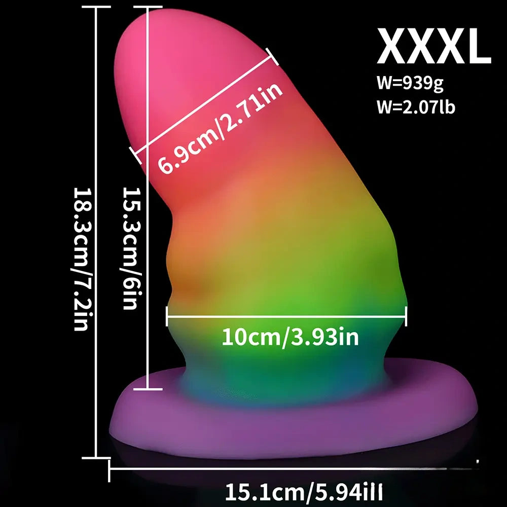 3.42in-7.2in Fantasy Small Silicone Soft Butt Plug Dildo For Anal Massage