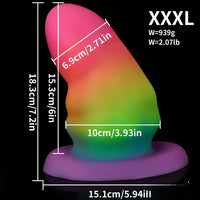 3.42in-7.2in Fantasy Small Silicone Soft Butt Plug Dildo For Anal Massage