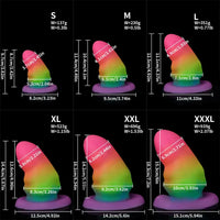 3.42in-7.2in Fantasy Small Silicone Soft Butt Plug Dildo For Anal Massage