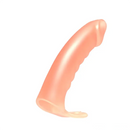 3.42in Middle Finger Sleeve Cock Dildo For Anal Prostate G Spot
