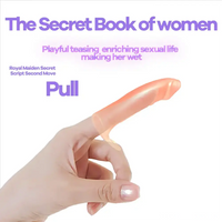 3.42in Middle Finger Sleeve Cock Dildo For Anal Prostate G Spot