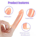 3.42in Middle Finger Sleeve Cock Dildo For Anal Prostate G Spot
