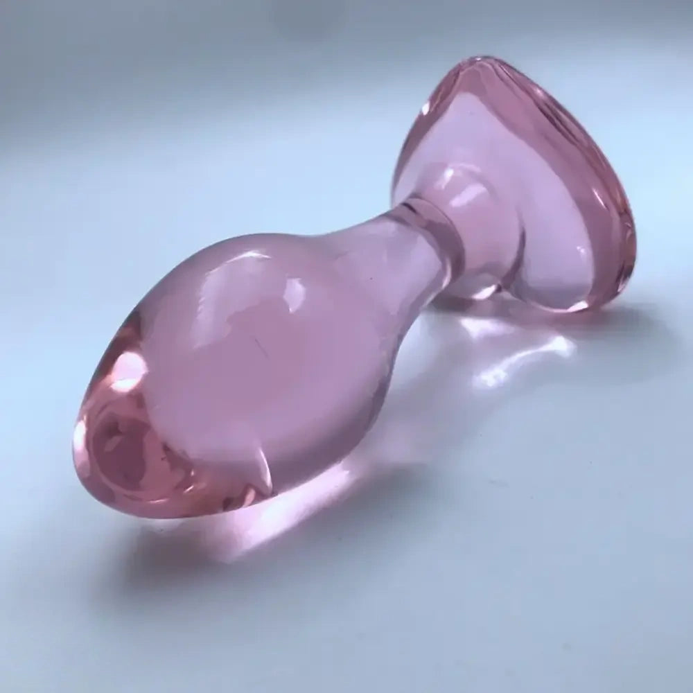 3.43in Crystal Clear Penis Glass Small Dildo Adult Masturbation Sex Toy