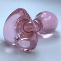 3.43in Crystal Clear Penis Glass Small Dildo Adult Masturbation Sex Toy