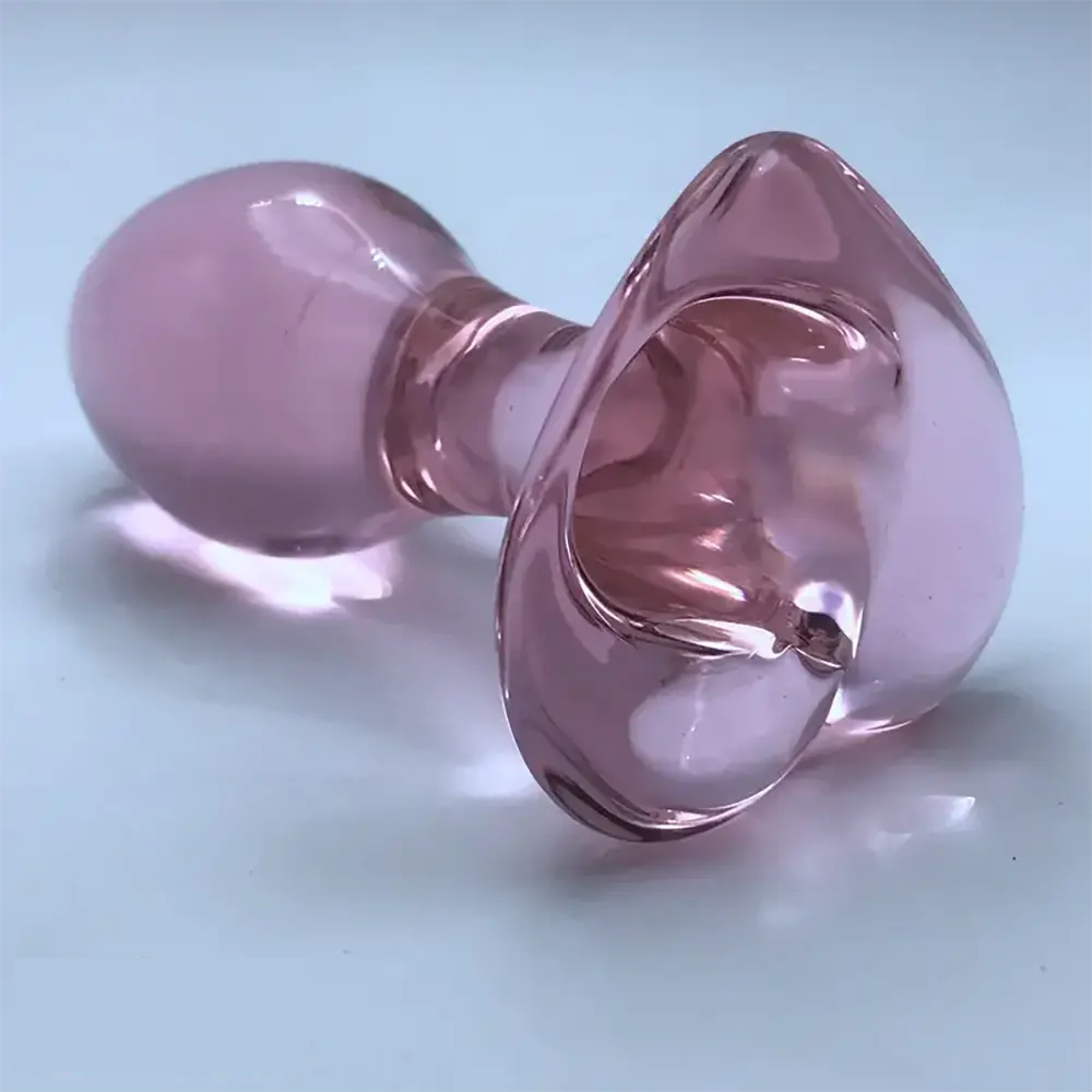 3.43in Crystal Clear Penis Glass Small Dildo Adult Masturbation Sex Toy