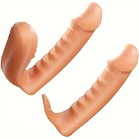 3.43in G-Point Finger Dildo Sleeve Massager Soft Rubber Vaginal & Anal