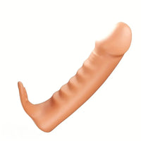 3.43in G-Point Finger Dildo Sleeve Massager Soft Rubber Vaginal & Anal
