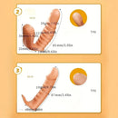 3.43in G-Point Finger Dildo Sleeve Massager Soft Rubber Vaginal & Anal