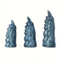 3.54in 3.98in 4.72in Dragon Paw Finger Fantasy Monster Dildo Sleeve