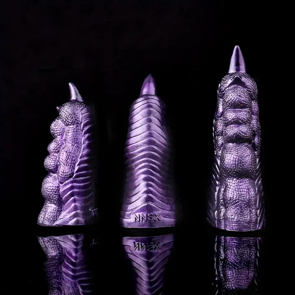 3.54in 3.98in 4.72in Dragon Paw Finger Fantasy Monster Dildo Sleeve