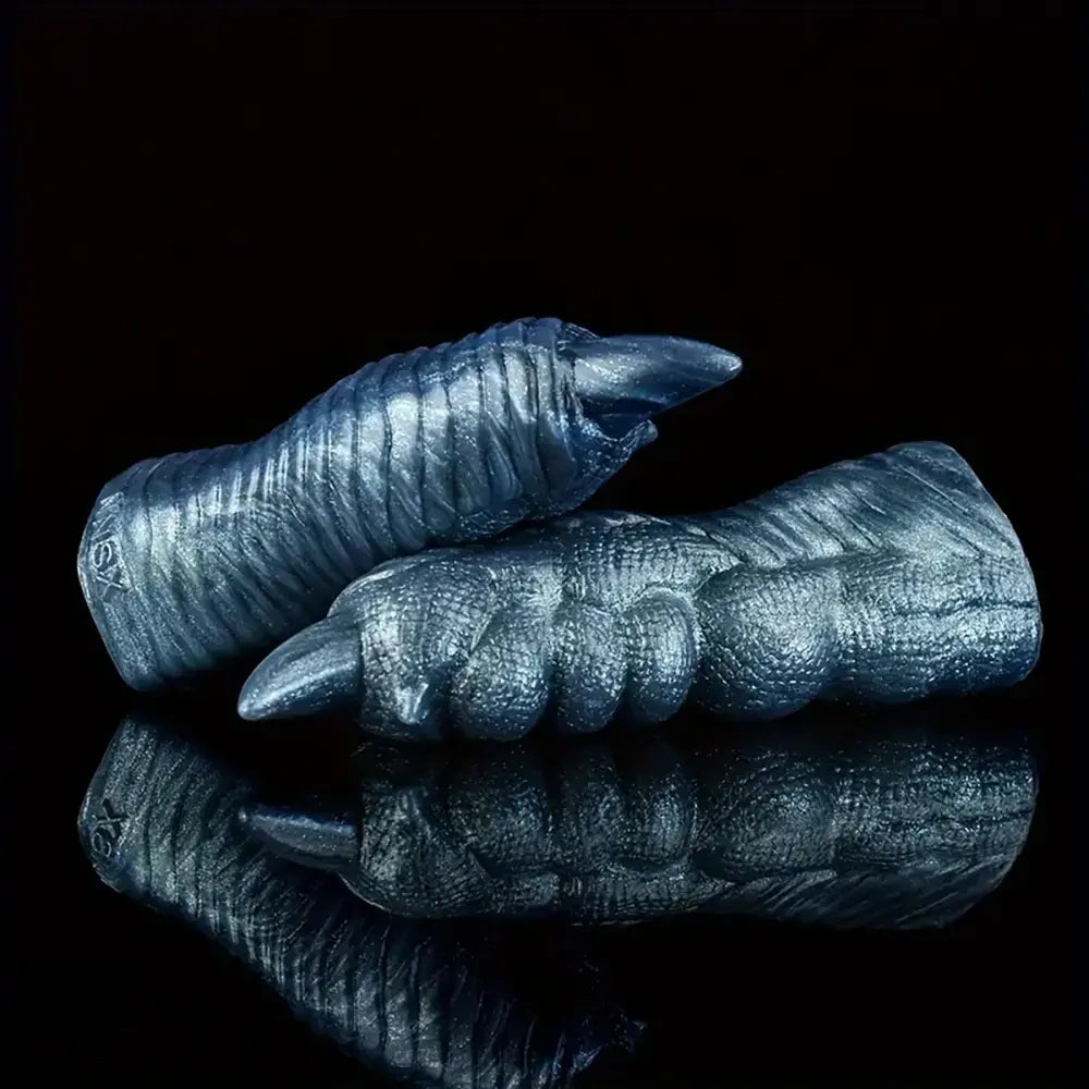 3.54in 3.98in 4.72in Dragon Paw Finger Fantasy Monster Dildo Sleeve