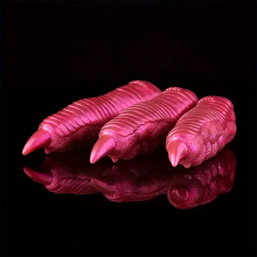 3.54in 3.98in 4.72in Dragon Paw Finger Fantasy Monster Dildo Sleeve