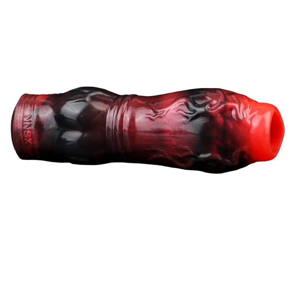 3.54in 4.72in 5.51in 6.69in Dog Knot Silicone Soft Dildo Sleeve Cock Extender
