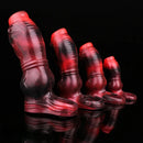 3.54in 4.72in 5.51in 6.69in Dog Knot Silicone Soft Dildo Sleeve Cock Extender