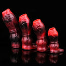 3.54in 4.72in 5.51in 6.69in Dog Knot Silicone Soft Dildo Sleeve Cock Extender