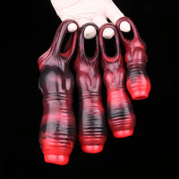 3.54in 4.72in 5.51in 6.69in Dog Knot Silicone Soft Dildo Sleeve Cock Extender