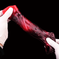 3.54in 4.72in 5.51in 6.69in Monster Scard Dildo Sleeve Cock Extender
