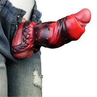 3.54in 4.72in 5.51in 6.69in Monster Scard Dildo Sleeve Cock Extender