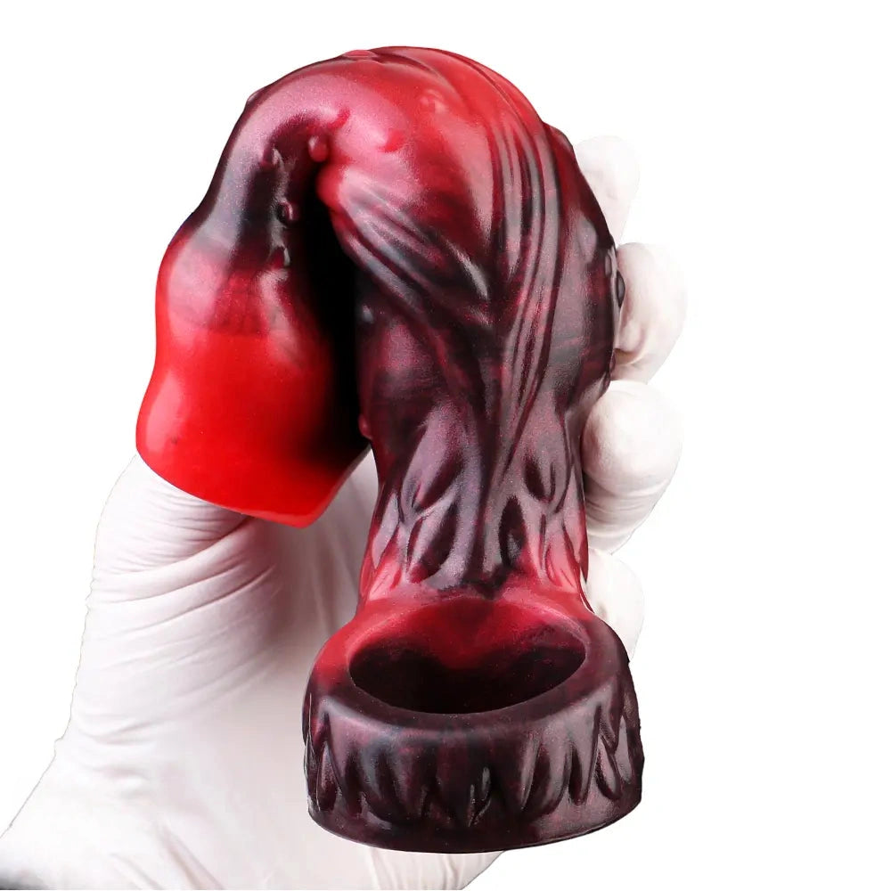 3.54in 4.72in 5.51in 6.69in Monster Scard Dildo Sleeve Cock Extender