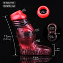 3.54in 4.72in 5.51in 6.69in Monster Scard Dildo Sleeve Cock Extender
