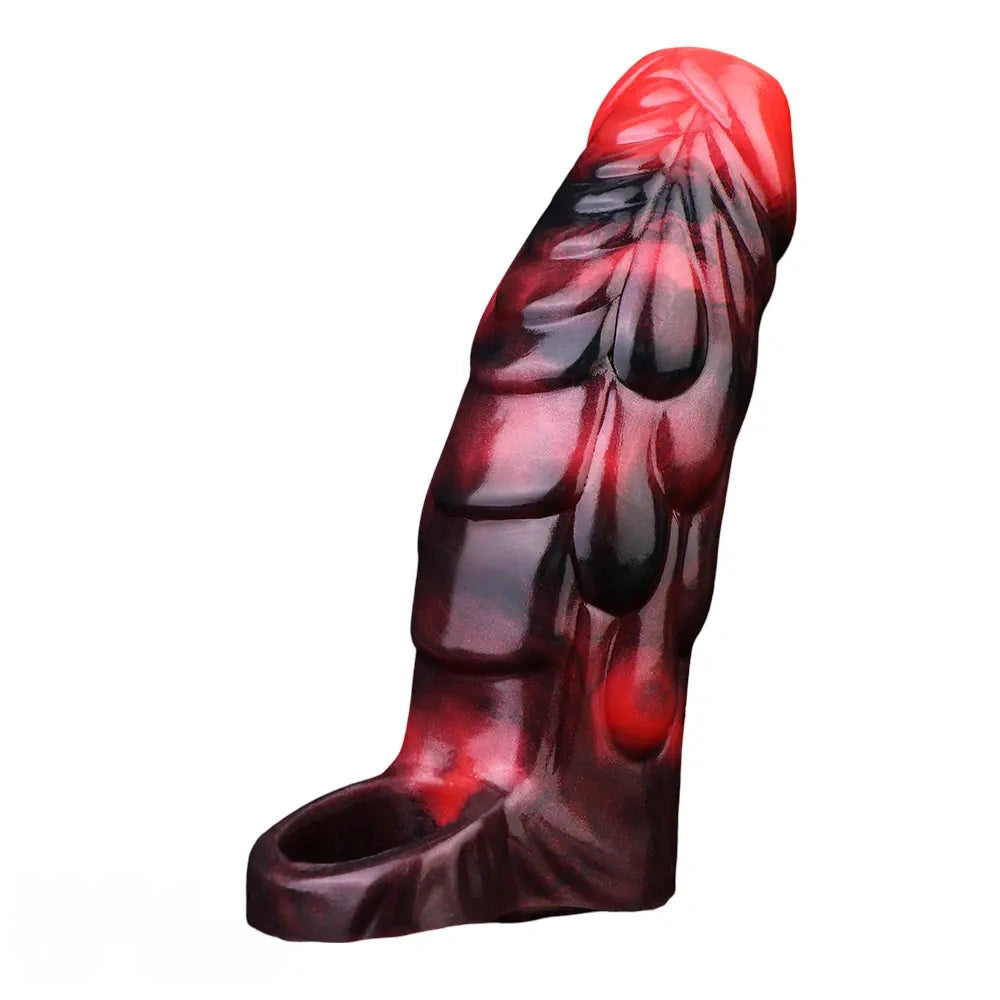 3.54in 4.72in 5.51in 6.69in Monster Silicone Soft Dildo Sleeve Cock Extender
