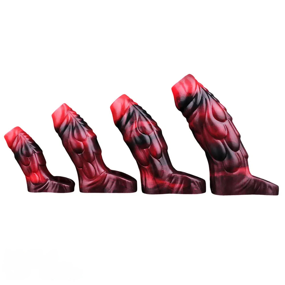 3.54in 4.72in 5.51in 6.69in Monster Silicone Soft Dildo Sleeve Cock Extender