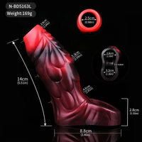 3.54in 4.72in 5.51in 6.69in Monster Silicone Soft Dildo Sleeve Cock Extender