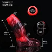 3.54in 4.72in 5.51in 6.69in Monster Silicone Soft Dildo Sleeve Cock Extender