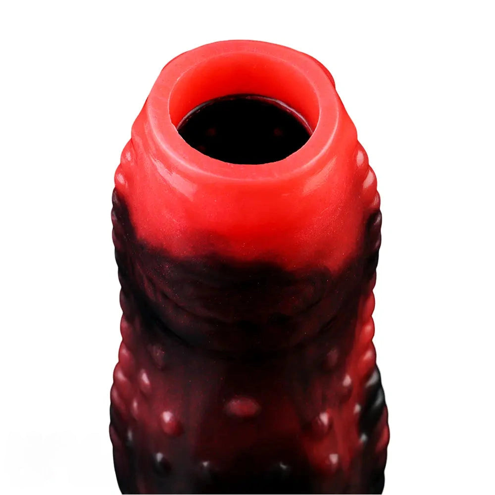 3.54in 4.72in 5.51in 6.69in Tentacle Silicone Soft Dildo Sleeve Cock Extender
