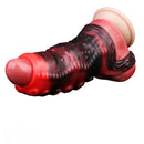 3.54in 4.72in 5.51in 6.69in Tentacle Silicone Soft Dildo Sleeve Cock Extender