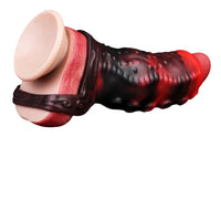 3.54in 4.72in 5.51in 6.69in Tentacle Silicone Soft Dildo Sleeve Cock Extender