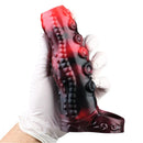 3.54in 4.72in 5.51in 6.69in Tentacle Silicone Soft Dildo Sleeve Cock Extender