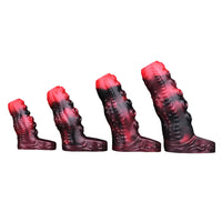 3.54in 4.72in 5.51in 6.69in Tentacle Silicone Soft Dildo Sleeve Cock Extender