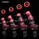 3.54in 4.72in 5.51in 6.69in Tentacle Silicone Soft Dildo Sleeve Cock Extender