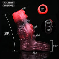 3.54in 4.72in 5.51in 6.69in Tentacle Silicone Soft Dildo Sleeve Cock Extender