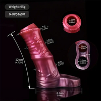 3.54in 4.72in 5.51in Animal Horse Penis Sleeve Enlargement Dildo