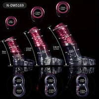 3.54in 4.72in 5.51in Animal Horse Penis Sleeve Enlargement Dildo