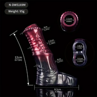 3.54in 4.72in 5.51in Animal Horse Penis Sleeve Enlargement Dildo