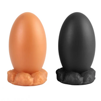 3.54in 5.12in 6.5in 7.52in Soft Silicone Small Anal Dragon Egg Dildo