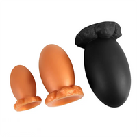 3.54in 5.12in 6.5in 7.52in Soft Silicone Small Anal Dragon Egg Dildo