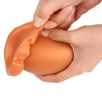 3.54in 5.12in 6.5in 7.52in Soft Silicone Small Anal Dragon Egg Dildo