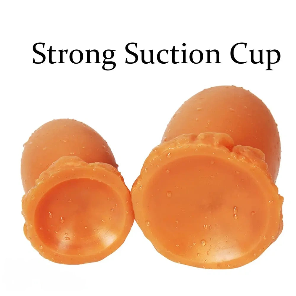 3.54in 5.12in 6.5in 7.52in Soft Silicone Small Anal Dragon Egg Dildo