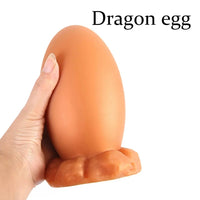 3.54in 5.12in 6.5in 7.52in Soft Silicone Small Anal Dragon Egg Dildo